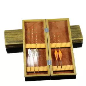 민물 찌케이스 내림 원목 올림 미니 박스 보관함 낚시