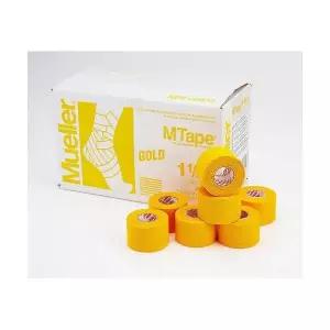 뮬러 M테이프 골드 32롤 1박스 MUELLER MTAPE 면테이프 고정 지지 압박 근육보호 관절보호 테이핑