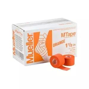 뮬러 M테이프 오렌지 32롤 1박스 MUELLER MTAPE 면테이프 고정 지지 압박 근육보호 관절보호 테이핑