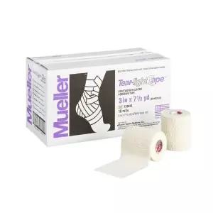 뮬러 티어 라이트 테이프 화이트 7.5cm x 4.5m 16롤 1박스 MUELLER 130633 근육 관절 통기성 테이핑