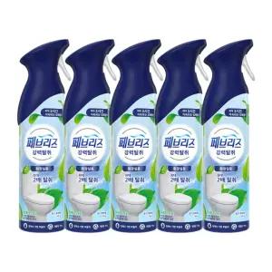 페브리즈 화장실용 에어 강력탈취 프레시 가든 165g 5개