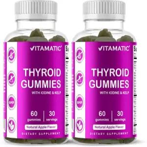 요오드와 다시마가 함유된 비타민 2팩 갑상선 지지 구미 - 60수 ？ 식물성 에너지 및 신진대사 지원