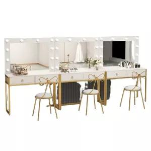 메이크업화장대 북유럽 스튜디오 분장실 신부 원목