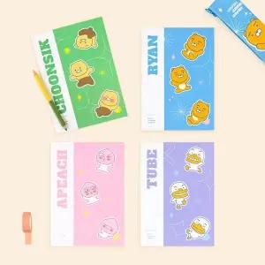 [셀러에이드]카카오프렌즈 비비드 신학기 제본 노트 1200 10권 1묶음