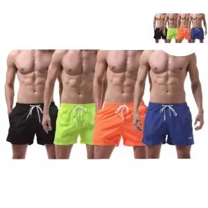 형광수영복 남자 사각 수영복 트렁크 스윔팬츠 반바지 비치웨어