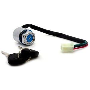 MAXIMASELECT 키 실린더 메인 이그니션 스위치 4륜 바이크 바기 ATV 소형차 범용 열쇠 2 세트 24mm 정비 정비