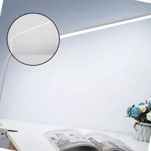 글로 플렉시블 LED 집게 스탠드 78cm 화이트 미니스탠드