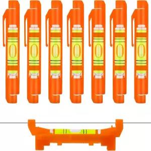 QualiapeX 8개 걸이형 버블 라인 스트링 레벨 도구 건축 거래를 위한 미니 스피릿 벽돌 타일링 엔지니어링