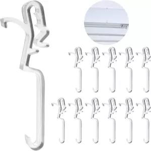 헌터 더글라스 블라인드용 클립 컨트리 우드 및 인조 목재 12Pc 클리어 밸런스 교체 부품(위에서 아래로