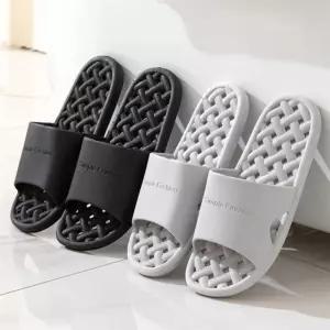 남자 여자 사계절 쾌적한 논슬립 배수 욕실 슬리퍼