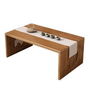 차상 전통 거실 다도상 A형 원목 베이윈도우 테이블 선라이즈 다과상 접이식