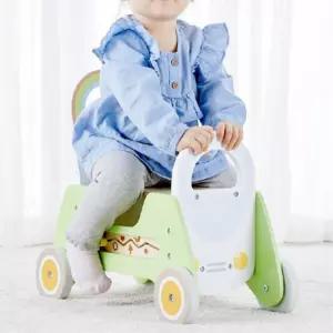 돌아기 걸음마보조기 원목 자동차보행기 이큐 밀대 IQ