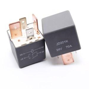 4 핀 자동차용 JD101K JD201K 릴레이 70A 지연 12V 24V 차량용 2개
