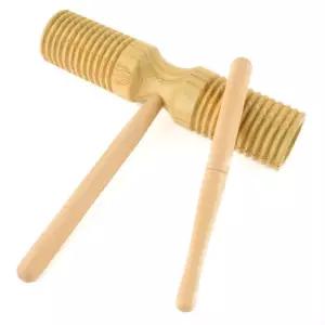 유치원 유아음악 빨래판악기 T자형 원목기로 두뇌발달