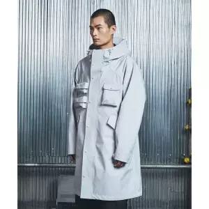 칼라파타르 OUTPOCKET 래글런 롱 윈드브레이커 라이트 그레이 1954551