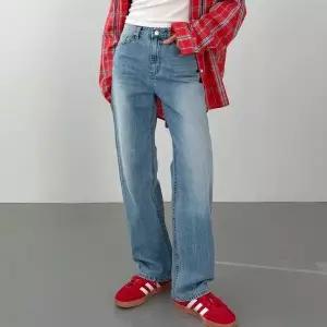 [하프클럽/셀러허브_여성트랜드패션]여자 연청 스트레이트 데일리 기본 청