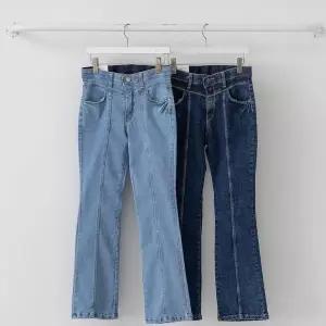 [하프클럽/셀러허브_여성트랜드패션]여성 슬림핏 절개 부츠컷 빅사이즈 청