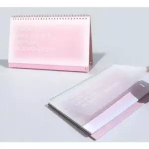 [문구] 위클리 스터디 플래너 6개월 탁상용 스케줄러 투명 스티커 연간 계획지