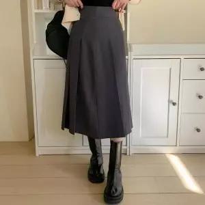 [하프클럽/셀러허브_여성트랜드패션]여자 가을겨울 데일리 스판 플리츠 롱