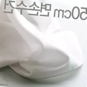 흰색 무지 면 손수건 대형 사이즈 어린이 성인 위생 행사 급식 학교 단체 생활용품