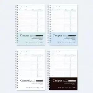 [문구] 색상랜덤 6개월 다이어리 스케줄러 캠퍼스 플래너 일정 관리용