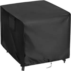 Hdenmist 야외 테이블 커버 사각형 24인치 파티오 방수 가구 외부 소형 및 의자 세트 파이어 피트 커피