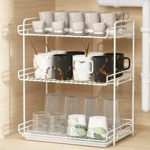 선반 정리대 수납 진열대 2단 보관함 3단 머그컵