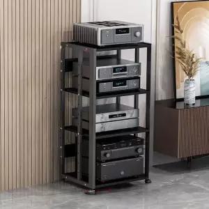 노래방 오디오 랙 콘솔 선반 보관함 장식장 캐비닛 4단 B형