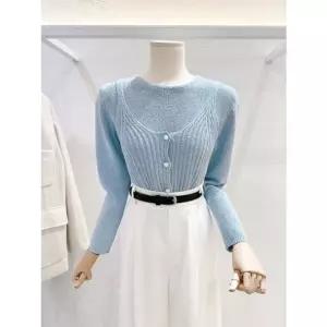 [갤러리아] [LAP]뷔스티에 레이어드형 니트풀오버 (AS7XG183)