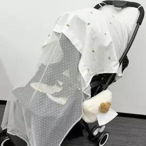 자외선 벌레 가리개 햇빛가림막 선쉐이드 휴대용 유모차 차단 여름 방충망 모기장 썬커버 통풍