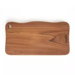 올비아 티크우드 통원목 도마 대