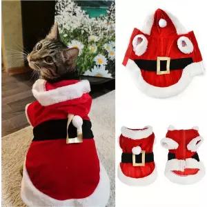 깜도리4  코디 산타복 겨울옷 반려견 애견의류 크리스마스