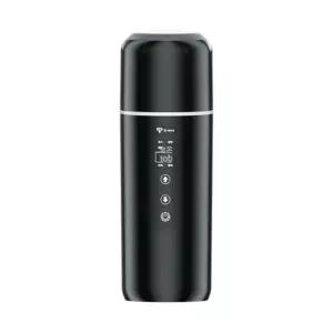 휴대용 차량용 보온병 USB 전기포트 물끓이기 무광블랙