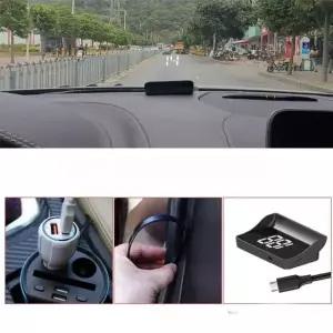 스마트 HUD 차량용 GPS 헤드업 디스플레이 전용 업그레이드 화이트 USB 전원 OBD