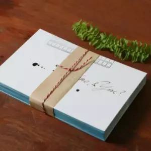 MLJ 캘리그라퍼 캘리그라피재료 무지엽서 백색종이