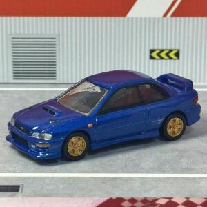 밀리터리 탱크 프라모델다카라 토미 모델 스바루 WRX 타입 STi 버전 합금 장난감 인형 선물