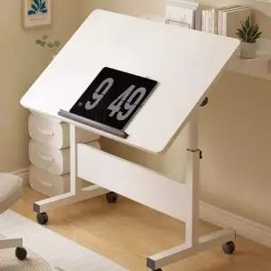 전문가용 제도판 대형 작업대 테이블 도면판 클래식 책상 따뜻한 화이트 60x40 A