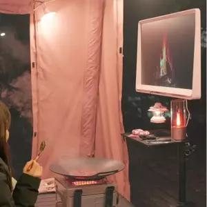 휴대용 접이식 캠핑용 모니터 TV거치대 룸앤티비 삼탠바이미거치대