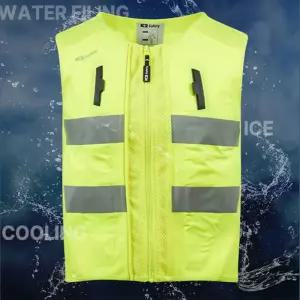 등산 낚시 K2 세이프티 작업용 남성 노란색 얼음 조끼 기능성 노가다