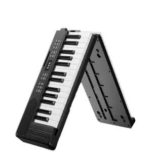 폴딩 피아노 접이식 61건반 휴대용 전자피아노 보라색 키보드