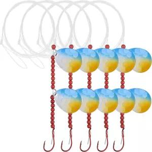 월 스피너 리그 키트 5/10 팩 크롤러 하네스 라이브 미끼 콜로라도 블레이드 문어 훅 낚시 만들기 민물