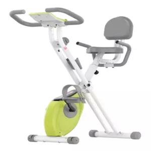 STEADY 실내자전거 접이식 무소음 비접촉 에어휠 블랙/등받이 없음