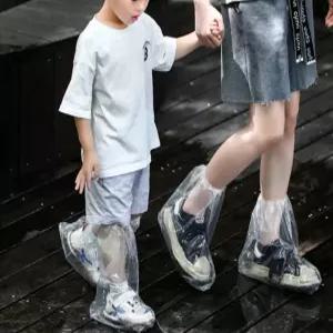 신발싸개 어린이용 비닐 장화 방수 신발커버 신발덮개 5쌍