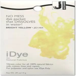 천연 원단용 자카드 다이 0.49온스 - 밝은 노란색