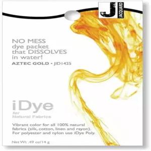 천연 원단용 자카드 다이 0.49온스 - 아즈텍 골드