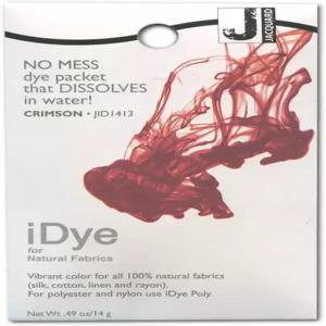 천연 원단용 자카드 다이 0.49온스 - 크림슨