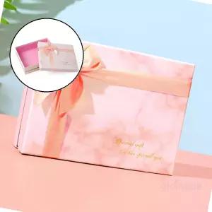 글로 리본 선물상자 27.5x21.5cm 답례품포장박스 종이박스