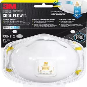 3M N95 8511 2팩 쿨 플로우 호기 밸브 NIOSH 승인 편안한 호흡을 위한 고급 필터 미디어 제공