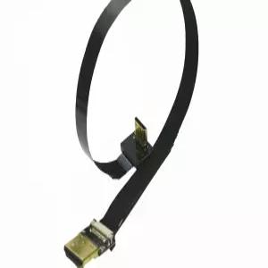 캐논 5D3 5D2 파나소닉 루믹스 GH3 GH2 소니 넥스 5N 5T 5R 7N DJI용 영구 블랙 소프트 슬림 코드 30CM FPV