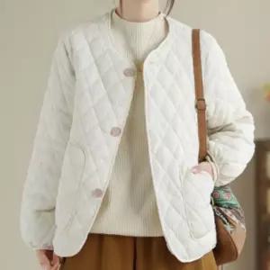 착한상품 여성 다이아몬드 퀼텅 점퍼 네오플랜 따뜻한 재킷